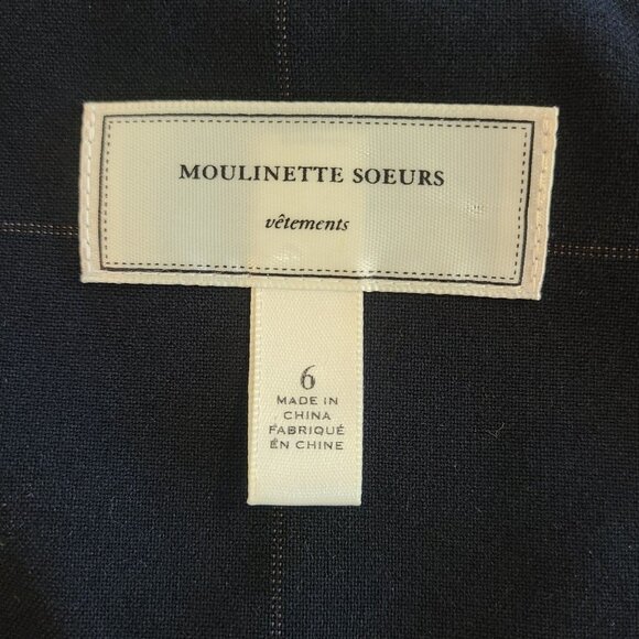 Anthropologie Moulinette Soeurs Dress Office Siren Career Academia Flare Size 6 - Picture 4 of 10